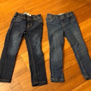 Old navy jeggings two pairs 4T